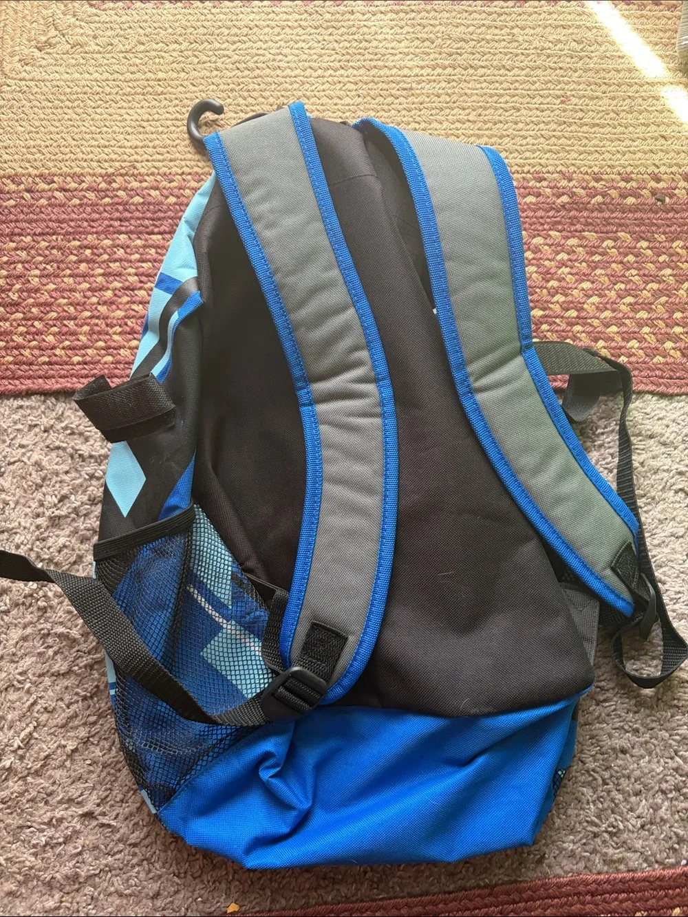 Rawlings Blue Teal Geometric Kids Backpack